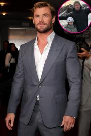 Chris Hemsworth Rides Ponies With Daughter India, 11, In Iceland