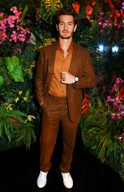 Andrew Garfield Masters Tonal Dressing in Crisp Autumn Outfit