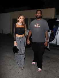 RHOM's Larsa Pippen and Marcus Jordan Wear Dark Outfits for Date Night