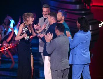 'NSync Reunites at the 2023 VMAs — and Taylor Swift Has Questions