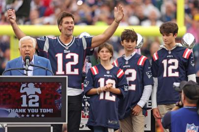 Tom Brady Shares Photos of 3 Kids Supporting Him at Patriots Celebration