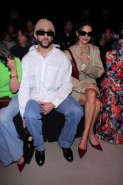 Bad Bunny and Kendall Jenner Sit Front Row Together at Milan Fashion Week