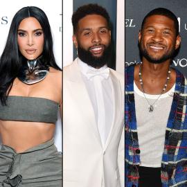 Kim Kardashian and Odell Beckham Jr. Hit Up Usher for Super Bowl Tickets