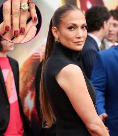 Jennifer Lopez Gives Us Major Fall Nail Inspo With ‘Cherry Mocha Mani’