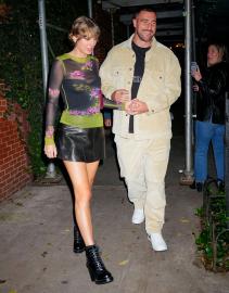 Taylor Swift and Travis Kelce Pack on PDA During Weekend in New York