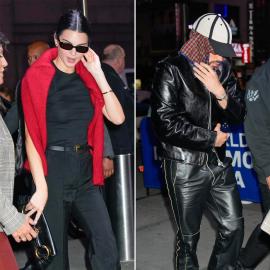 Kendall Jenner and Bad Bunny Twin in Black During NYC Outing