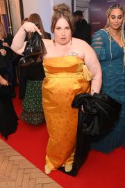 Lena Dunham Goes Shoeless at Glamour Women of the Year Awards