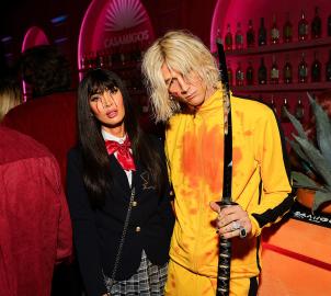 Machine Gun Kelly Pulled a Sword at Casamigos Halloween Party: Source