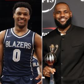 Bronny James Names Dad LeBron James His 'Favorite Player of All Time'