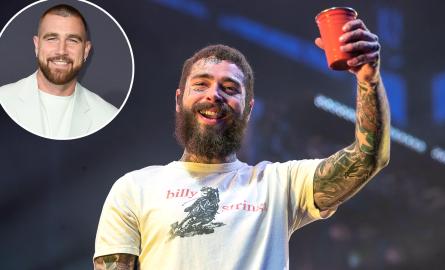 Post Malone Reveals Tattoo He Got After Travis Kelce Beat Him in Beer Pong