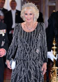 Queen Camilla Stuns in Late Queen Elizabeth II’s Favorite Tiara