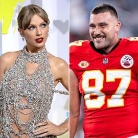 Taylor Swift Attends Travis Kelce’s Game Wearing Kansas City Chiefs Shirt