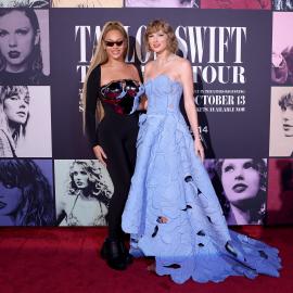 Taylor Swift Celebrates 'Eras' Premiere With 'Guiding Light' Beyonce