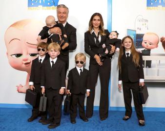 Alec Baldwin and Wife Hilaria Bring Their 7 Kids to Hamptons Film Festival