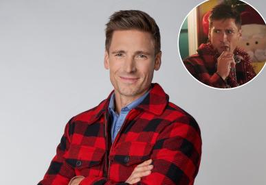 Andrew Walker Details the Tyler Hynes Candy Cane Nod in 'Christmas Island'