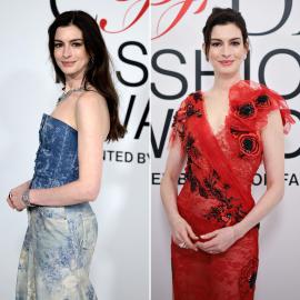 Anne Hathaway Makes a Statement in 2 Different Looks at CFDA Awards