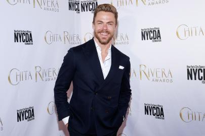 Derek Hough Holds Back Tears While Remembering Len Goodman on 'DWTS'