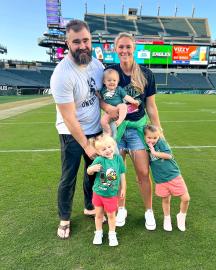 Jason and Kylie Kelce's Family Are All Smiles in 2023 Christmas Card