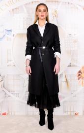 Jennifer Lawrence's Belt Pops Off as She Unveils Dior Holiday Window in NYC