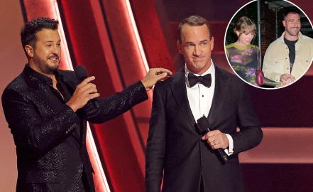 Luke Bryan and Peyton Manning's Best CMA Awards Joke Included Taylor Swift