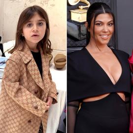 Penelope Disick Judges a 'Braggy' Kourtney Kardashian for Bare Baby Bump