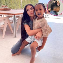 Saint West Gets Dramatic — and Adorable — Haircut Inspired by Neymar Jr.