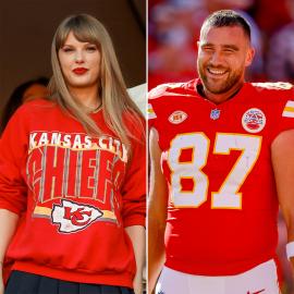 Travis Kelce Laughs at ‘Golden’ Halloween Costumes of Him and Taylor Swift