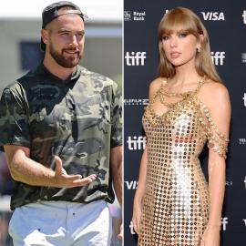 Travis Kelce Plays Coy When Asked If He's 'In Love' With Taylor Swift