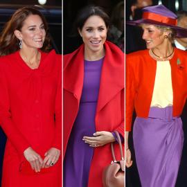 Royals Allegedly Pushed Kate Middleton, Meghan Markle to Dress Like Diana