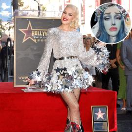 Blue in the Face! Gwen Stefani Transforms Into Corpse Bride for Halloween