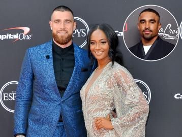 Travis Kelce’s Ex Kayla Nicole Supports Eagles Quarterback Jalen Hurts