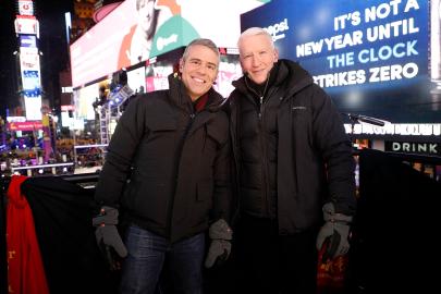 Andy Cohen and Anderson Cooper Are Playing Coy About Drinking on NYE