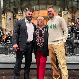 Donna Kelce Attends Son Jason Kelce's Eagles Game on Christmas Day