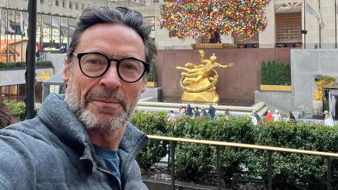 Hugh Jackman Jokes He Got ‘In Trouble’ at Rockefeller Center Christmas Tree