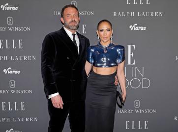 Jennifer Lopez Wears Bold Breastplate at Elle Women in Hollywood Event