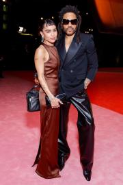 Lenny Kravitz and Zoe Kravitz Prove Slaying Is in Their DNA at Academy Gala