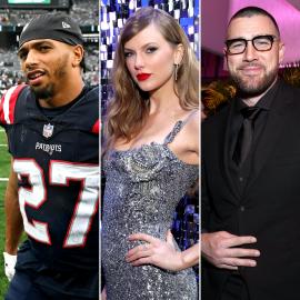 Patriots' Myles Bryant Reacts to Taylor Swift Yelling at Travis Kelce Push