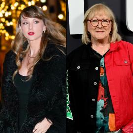 Taylor Swift Sits Next to BF Travis Kelce's Mom Donna at K.C. Chiefs Game
