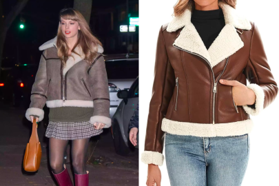 Bundle Up in Faux Shearling Like Taylor Swift for Under $100 