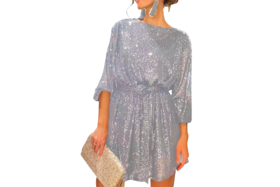 This Glimmering Party Dress is An Affordable Go-To New Year's Look
