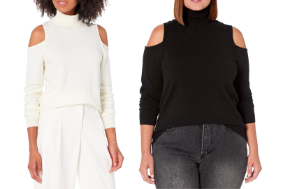 This Lightweight Sweater Shows Off the Perfect Amount of Skin