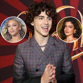 Timothee Chalamet Reacts to 'Documented' Kylie Kiss at Beyonce Concert