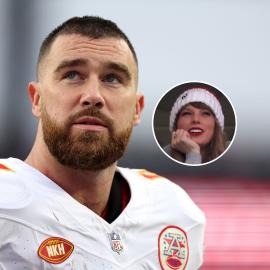 Travis Kelce Signs ‘Swelce’ Jersey in Honor of Taylor Swift Relationship