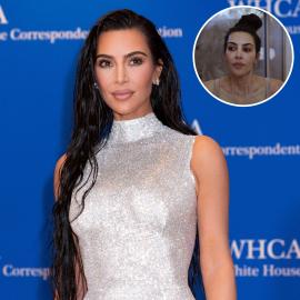 She’s a Natural Beauty! Rare Photos of Kim Kardashian Wearing No Makeup