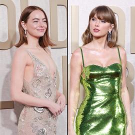 Emma Stone Jokingly Calls Taylor Swift an 'Asshole' After Golden Globes