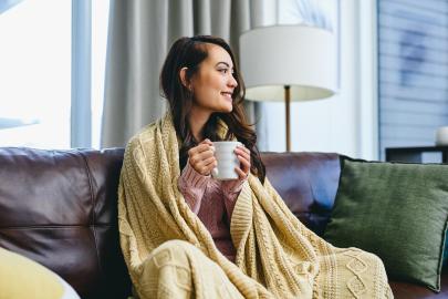 This Fuzzy Wearable Blanket Is Actually Stylish and Has Pockets