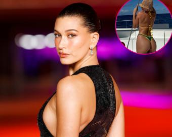 Hailey Bieber Gets Cheeky in Sexy Bikini During Tropical Vacation