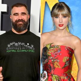 Jason Kelce Carried a Young Fan to Meet Taylor Swift in Their Suite