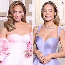 J. Lo Talks ‘Overwhelming’ Golden Globes Moment With Brie Larson