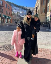 Khloe Kardashian's Daughter True Gives Main Character Energy in Fur Coat